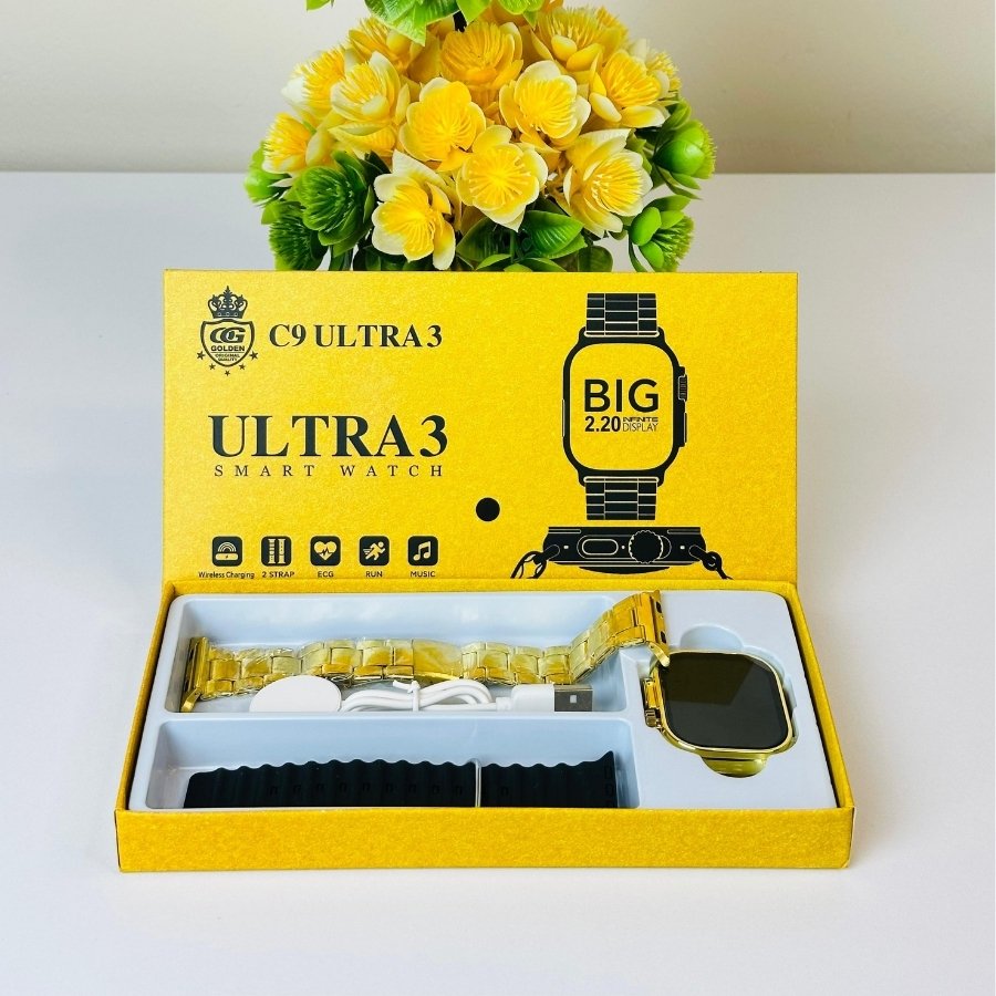 C9 Ultra3 Smartwatch with two Strap