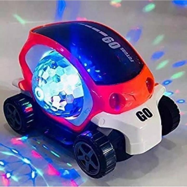 Light & Musical Police Toy Car for Babies Toddlers Kids Light Music Non Stop 360 Rotations