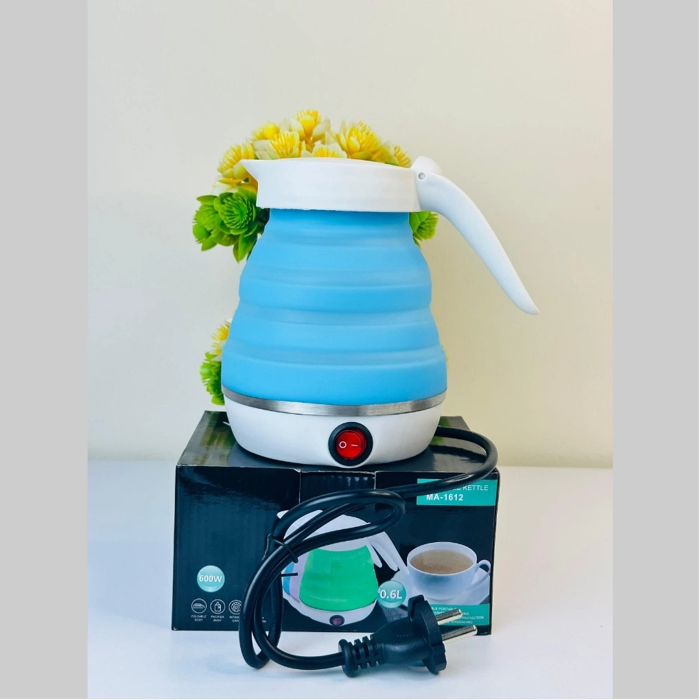 Tea Coffee Hot Water Electric Silicon Foldable Kettle / Portable Mini Electric Kettle for Home and Travel